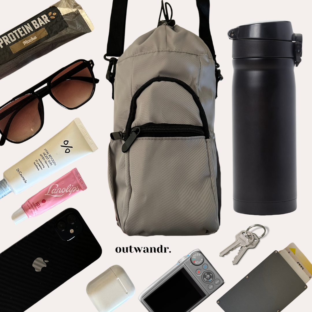 The Daily Carry Water Bottle Bag - Dual Tone